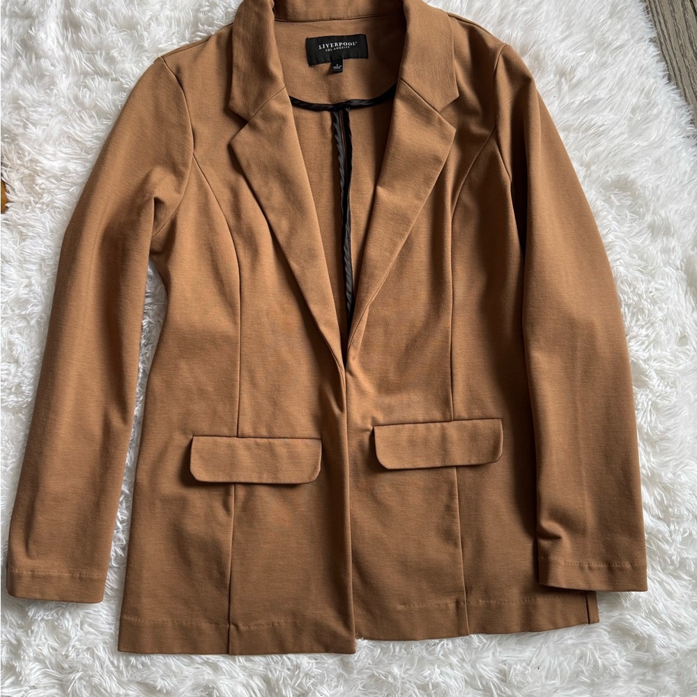 Liverpool Tan Boyfriend Blazer Jacket